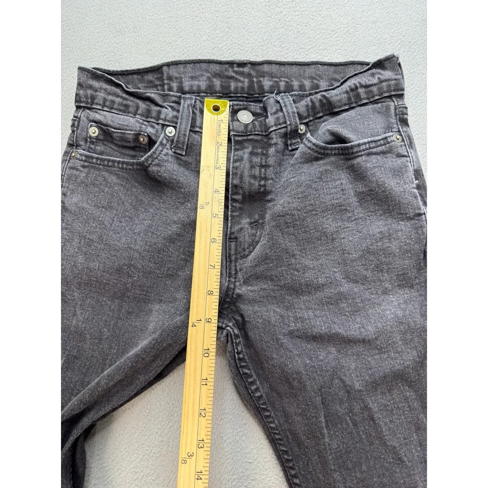 Levis 511 Slim Fit Jeans Men 29x30 (FIT 28x27) Black Denim Casual Streetwear